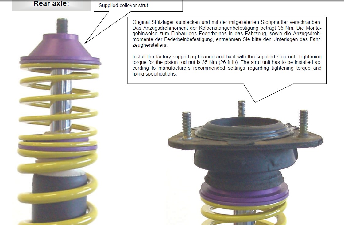RCE T2s/KW Variant3s with '02/03 WRX rear top mounts? NASIOC